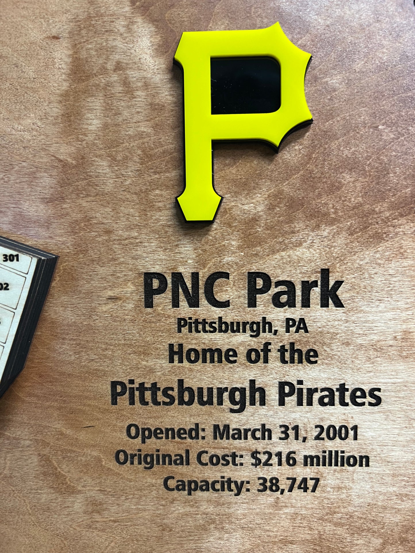 PNC Park/Pittsburgh Pirates 3D Display Art