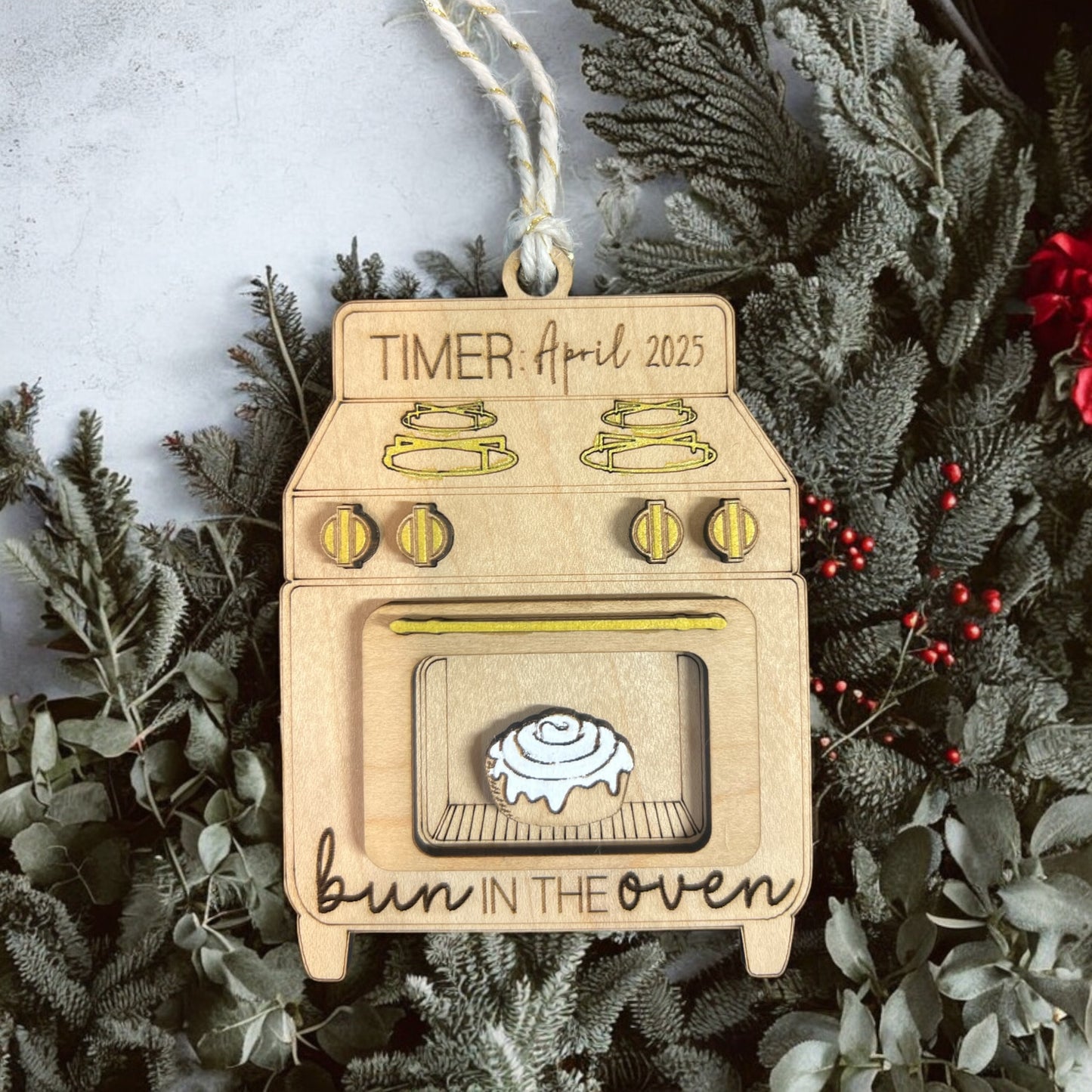 Bun in the oven 2025 ornament