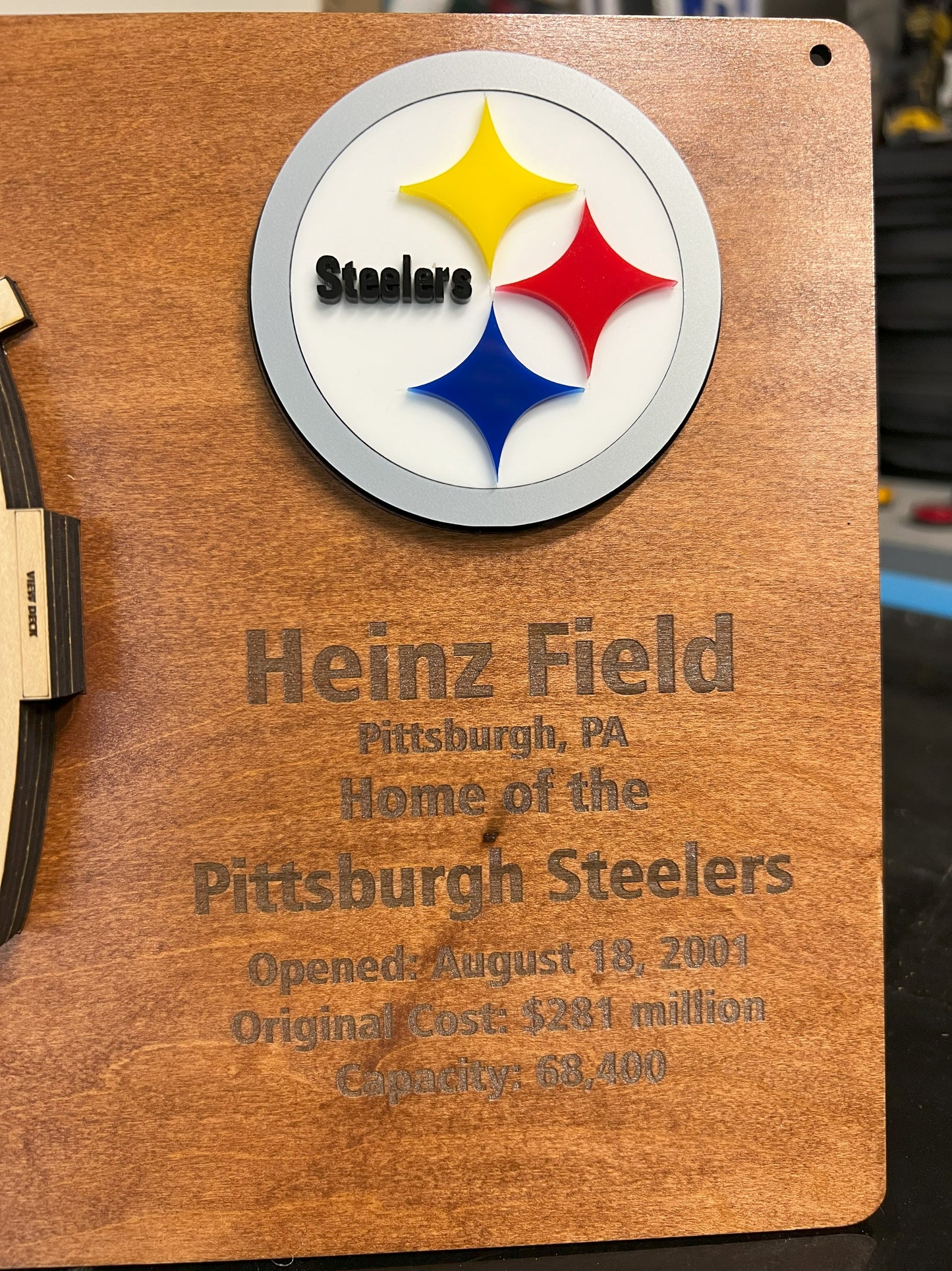 Heinz Field/Pittsburgh Steelers 3D Display Art