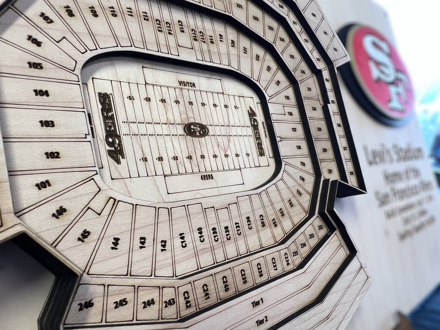 Levi's Stadium/San Francisco 49ers 3D Display Art