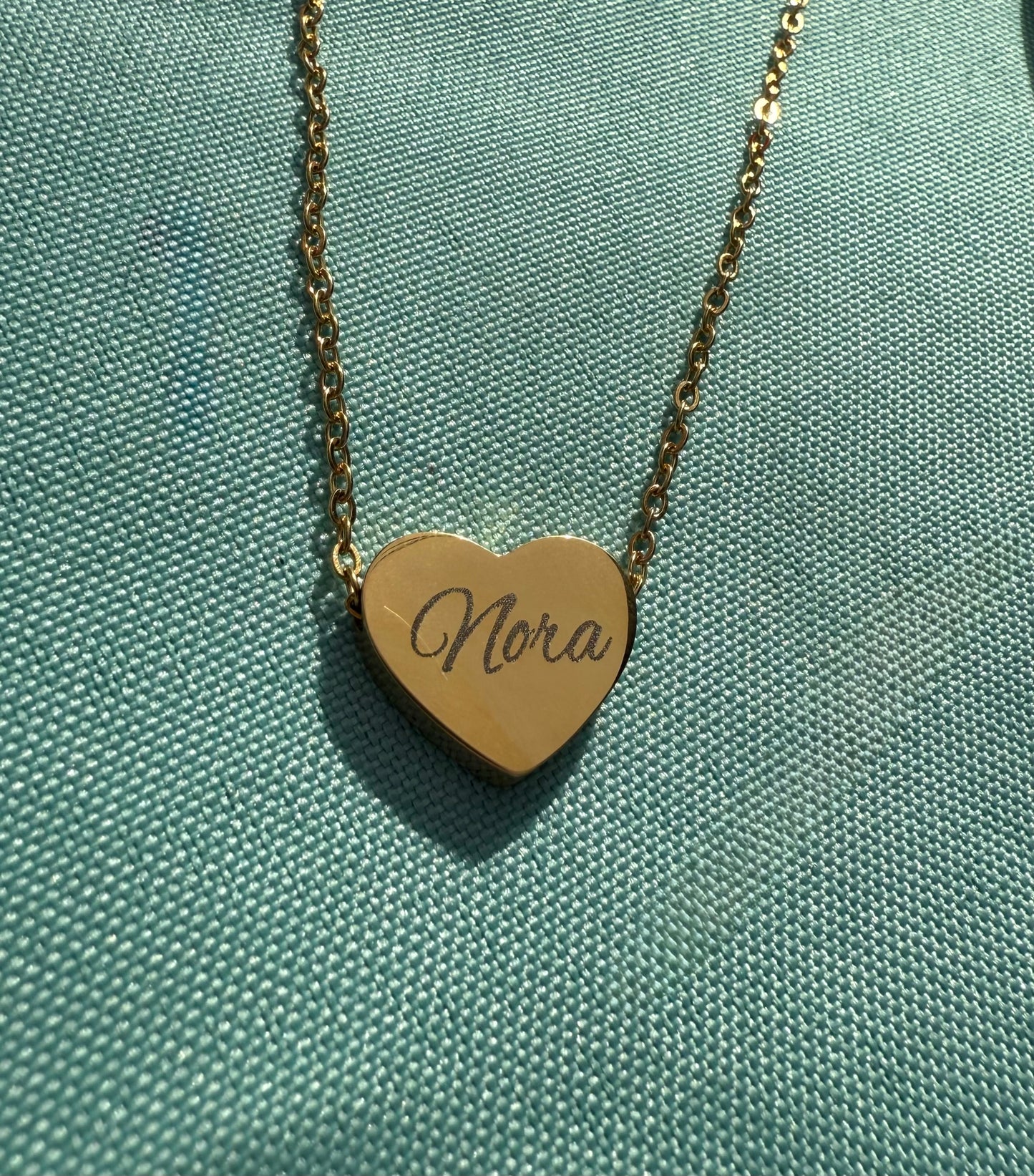 Personalized Heart Pendant Necklace