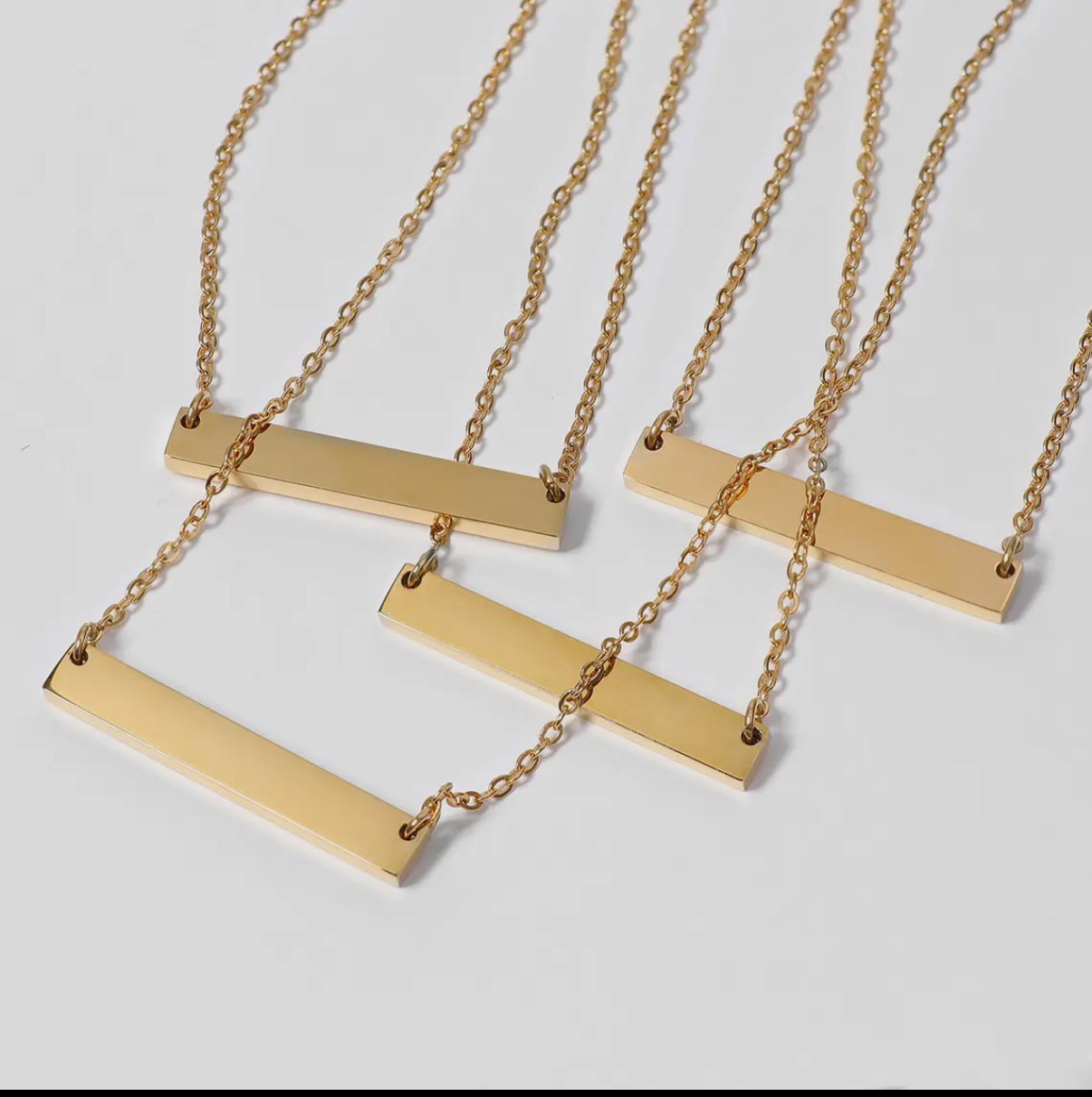 Personalized Bar Necklace