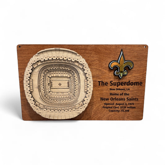 The Superdome; New Orleans Saints