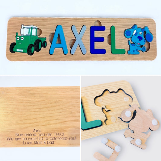 Custom Name Puzzle (11-12pieces total)