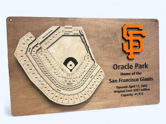 Oracle Park/San Francisco Giants 3D Display Art