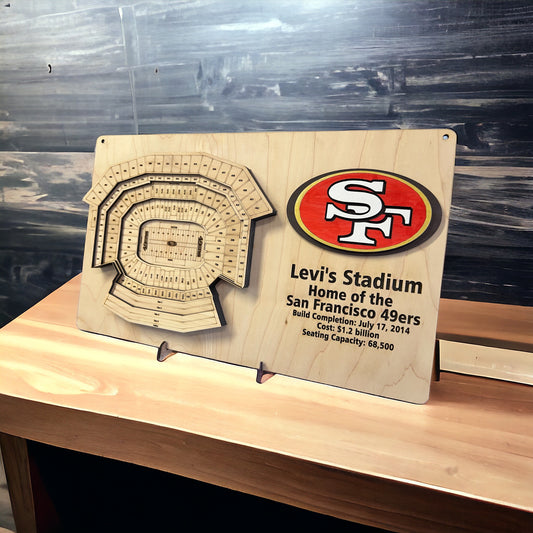 Levi's Stadium/San Francisco 49ers 3D Display Art