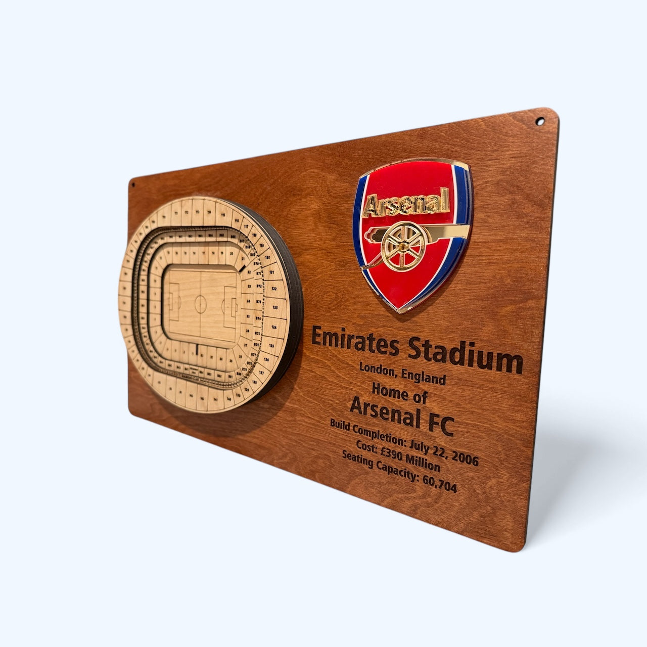 Emirates Stadium Arsenal Football Club 3D Display Art