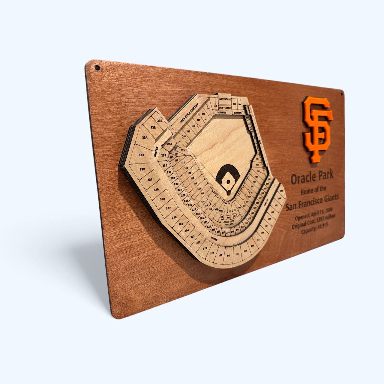 Oracle Park/San Francisco Giants 3D Display Art