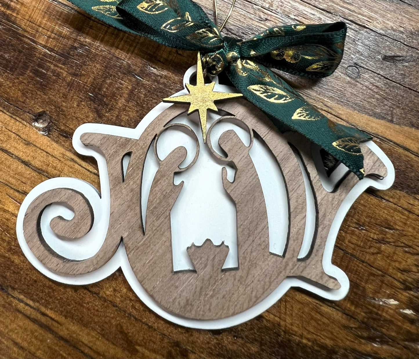 Joy Nativity Ornament